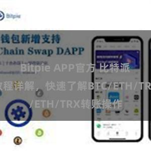 Bitpie APP官方 比特派钱包转账教程详解，快速了解BTC/ETH/TRX转账操作