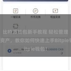 比特派钱包新手教程 轻松管理多链资产，教你如何快速上手Bitpie钱包！