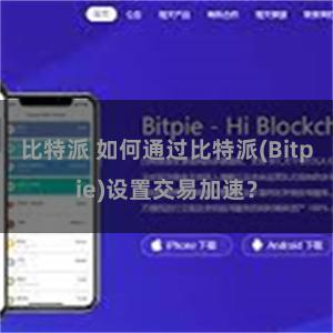 比特派 如何通过比特派(Bitpie)设置交易加速？