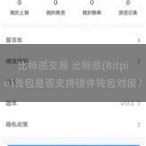 比特派交易 比特派(Bitpie)钱包是否支持硬件钱包对接？