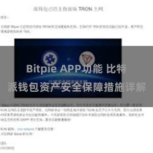 Bitpie APP功能 比特派钱包资产安全保障措施详解